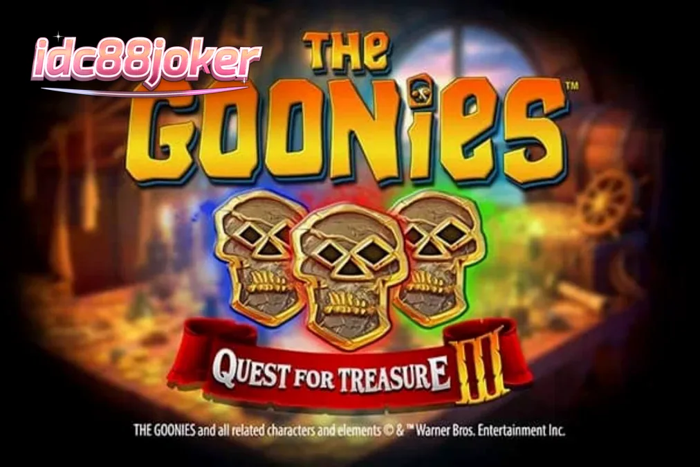 Tampilan visual slot The Goonies Quest for Treasure 3 dengan elemen petualangan klasik.